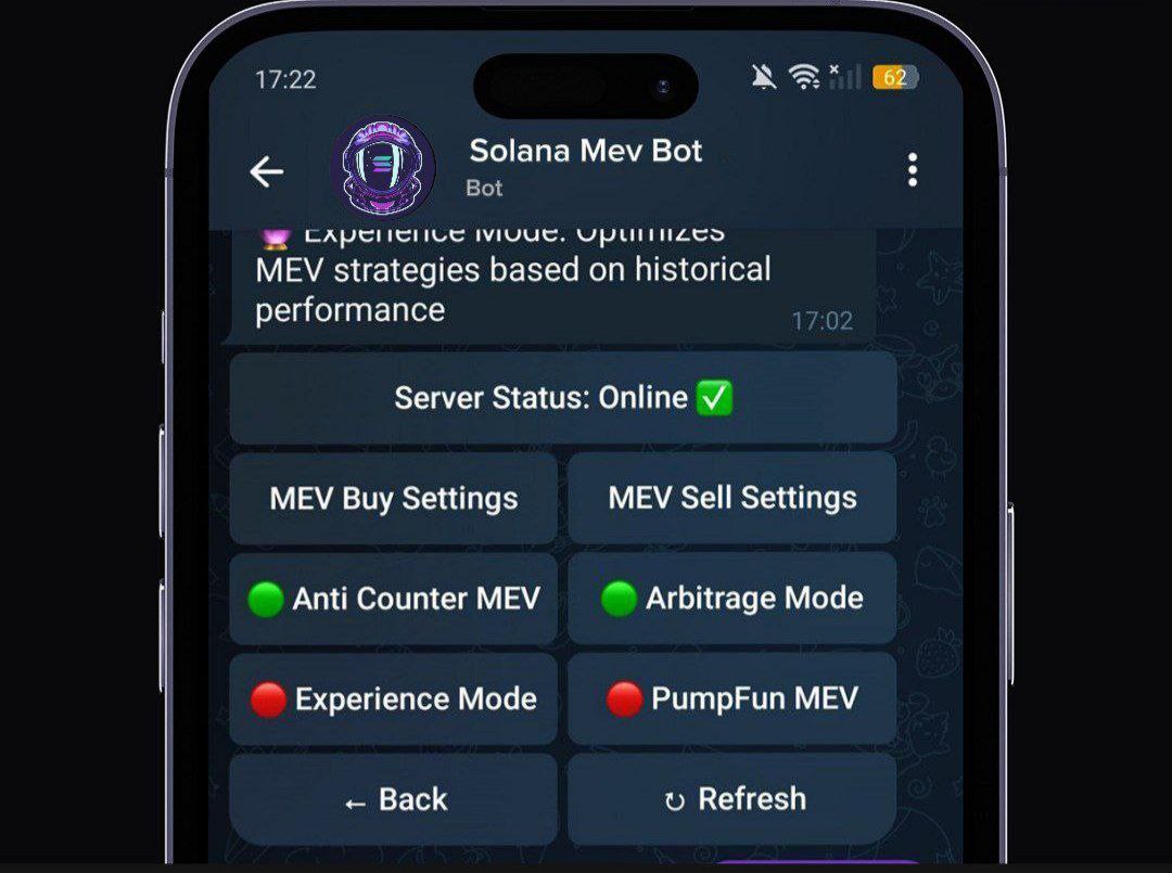 Select MEVStrategy for Solana Choose from various MEVstrategies on Solana, optimizing trades with the Solana bot to outperform competitors like Jito. Solana MEVis the fastest MEVbot currently available.